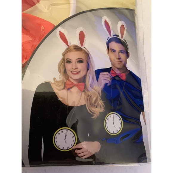 Spirit Store White Rabbit Kit Ear Headband Clock Necklace Bowtie age 14+ Adult - Picture 8 of 9